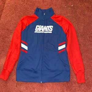 NFL Team Giants women’s front zipper sweatshirt size Small